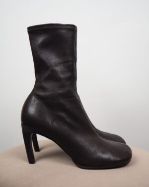 Dries Van Noten Brown Leather Boots Size EU 39