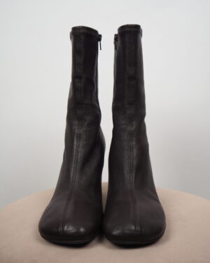 Dries Van Noten Brown Leather Boots Size EU 39