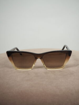 Saint Laurent Gradient Brown Mica Sunglasses