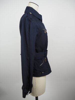 Moncler Navy Polyester Raincoat Size 1
