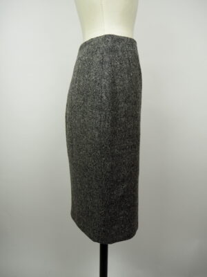 Dior Grey Wool Skirt Size FR 36