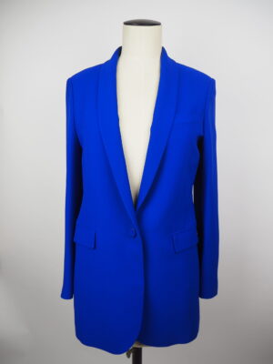 Gucci Blue Silk Blazer Size EU 40