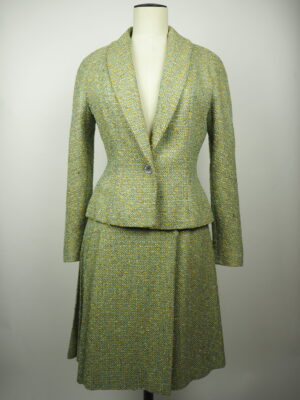 Dior Green Wool Ensemble Size FR 38