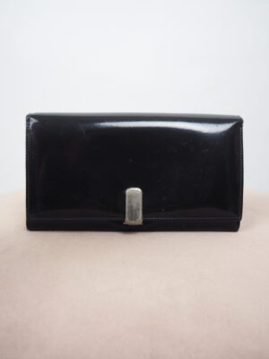 Furla Black Patent Leather Wallet