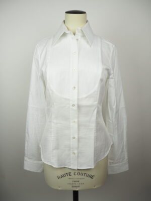 Dior White Cotton Shirt Size FR 38