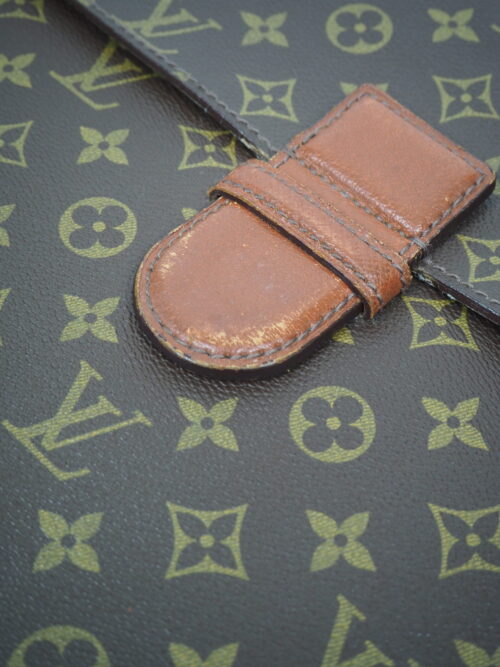 Louis Vuitton Brown Canvas Monogram Briefcase - Image 3