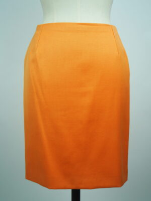 Versace Orange Skirt Size EU 38