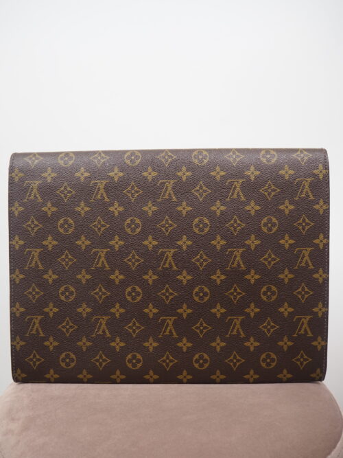 Louis Vuitton Brown Canvas Monogram Briefcase - Image 2