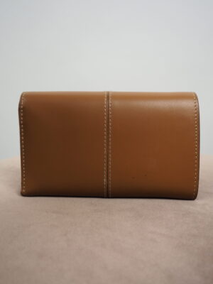 Tods Camel Leather Wallet