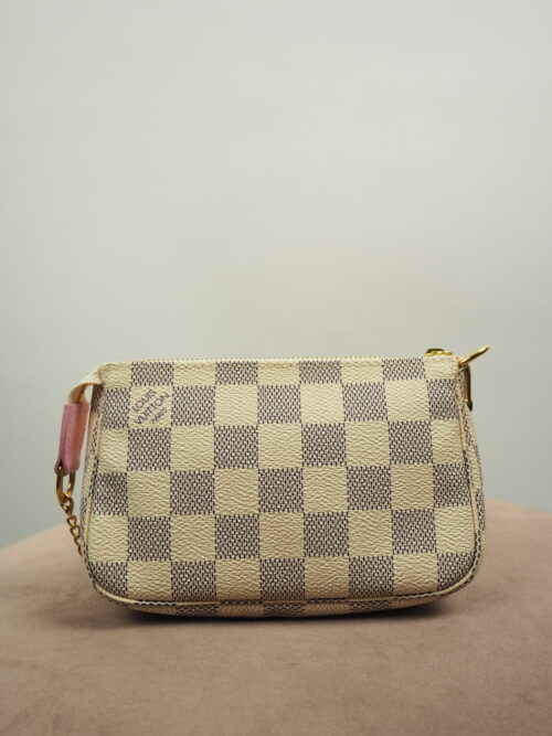 Louis Vuitton Canvas Damier Azur Mini Pochette - Image 2