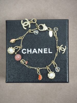 Chanel Gold-toned Charm Bracelet