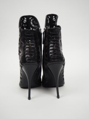 Giuseppe Zanotti Black Leather Boots Size EU 38
