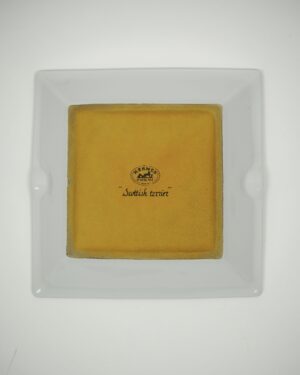 Hermès Yellow Porcelain Ashtray