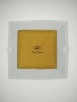 Hermès Yellow Porcelain Ashtray