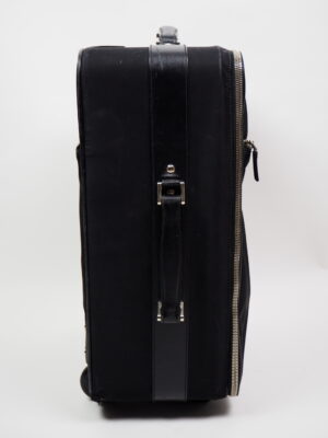 Prada Black Nylon Carry On Suitcase