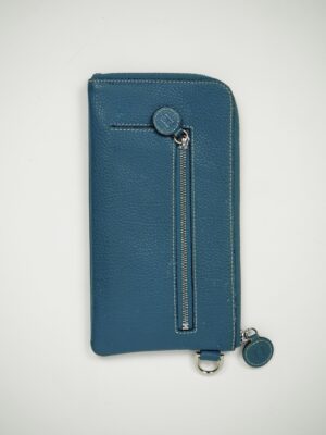 Hermès Blue Leather Wallet