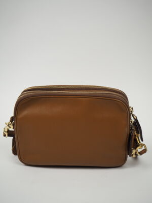 Dolce & Gabbana Cognac Leather Lily Crossbody Bag