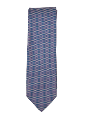 Hermès Purple Silk Tie