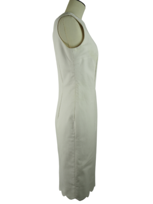 Dior White Cotton Dress Size FR 40
