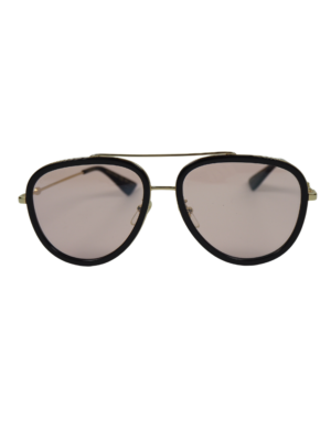 Gucci Black Metal Blue And Beyond Sunglasses