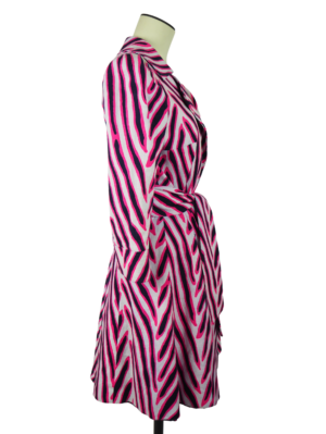 Diane Von Furstenberg Pink Cotton Blazer Size 4