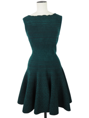 Antonino Valenti Green Viscose Dress Size IT 44