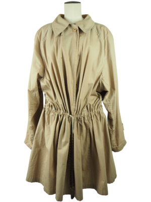 Chanel Beige Cotton Trench Coat Size FR 40