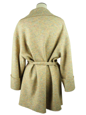 Valentino Green Wool Coat Size Medium