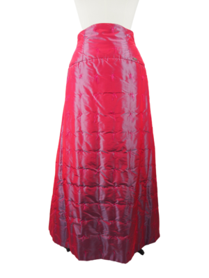 Chanel Pink Nylon Soiree Skirt Size FR 38