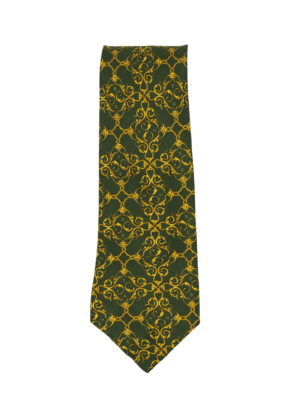 Dior Green Silk Tie