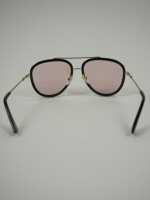 Gucci Black Metal Blue And Beyond Sunglasses