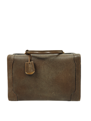Gucci Brown Leather Vanity Case