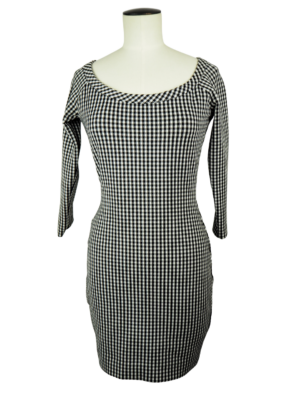 Donna Karan Black/White Dress Size Medium