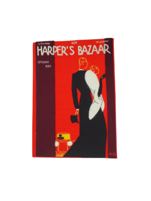Olympia Le Tan Red Canvas Harper's Bazaar Clutch