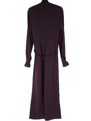 Thierry Mugler Purple Polyester Jumpsuit Size FR 38