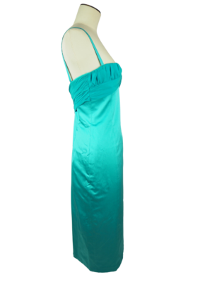 Versace Jeans Couture Turquoise Cotton Dress Size IT 40