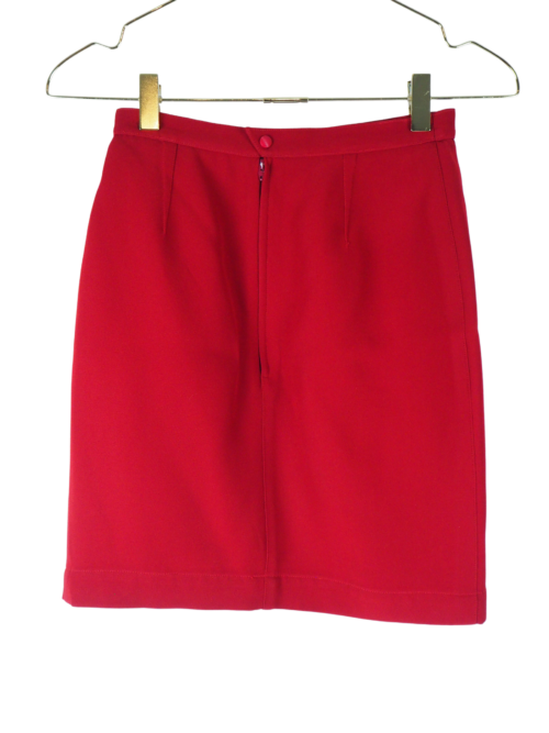Thierry Mugler Red Rayon Ensemble Size FR 38 - Image 5