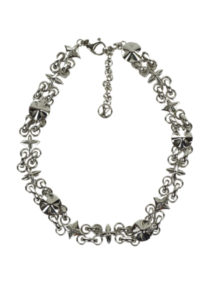 Louis Vuitton Silver My Flower Chain Necklace