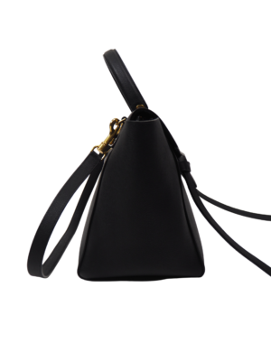 Céline Black Grained Leather Mini Belt Bag