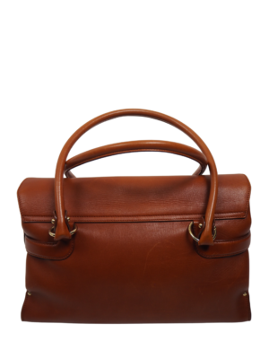 Salvatore Ferragamo Cognac Leather Virna Bag