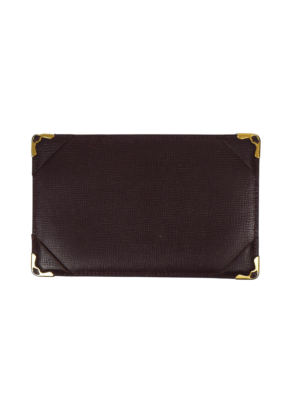 Cartier Burgundy Leather Cardholder