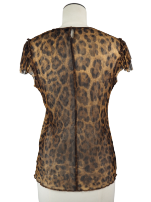 Dolce & Gabbana Leopard Print Top Size Medium