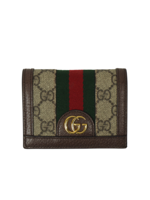 Gucci Monogram Canvas Ophidia Wallet