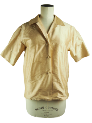 Ralph Lauren Beige Silk Shirt Size 8