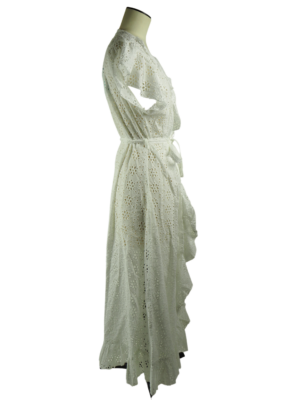 Melissa Odabash White Cotton Dress Size Medium