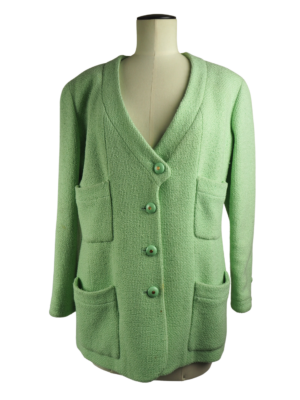 Chanel Green Jacket Size FR 46