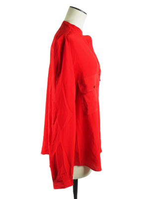 Stella McCartney Red Silk Shirt Size FR 44