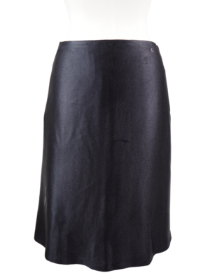 Chanel Brown Rayon Skirt Size FR 38