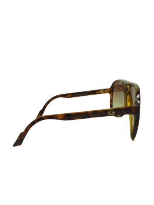 Gucci Tortoise Acetate Web Sunglasses