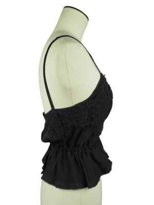 Dolce & Gabbana Black Silk Top Size IT 40